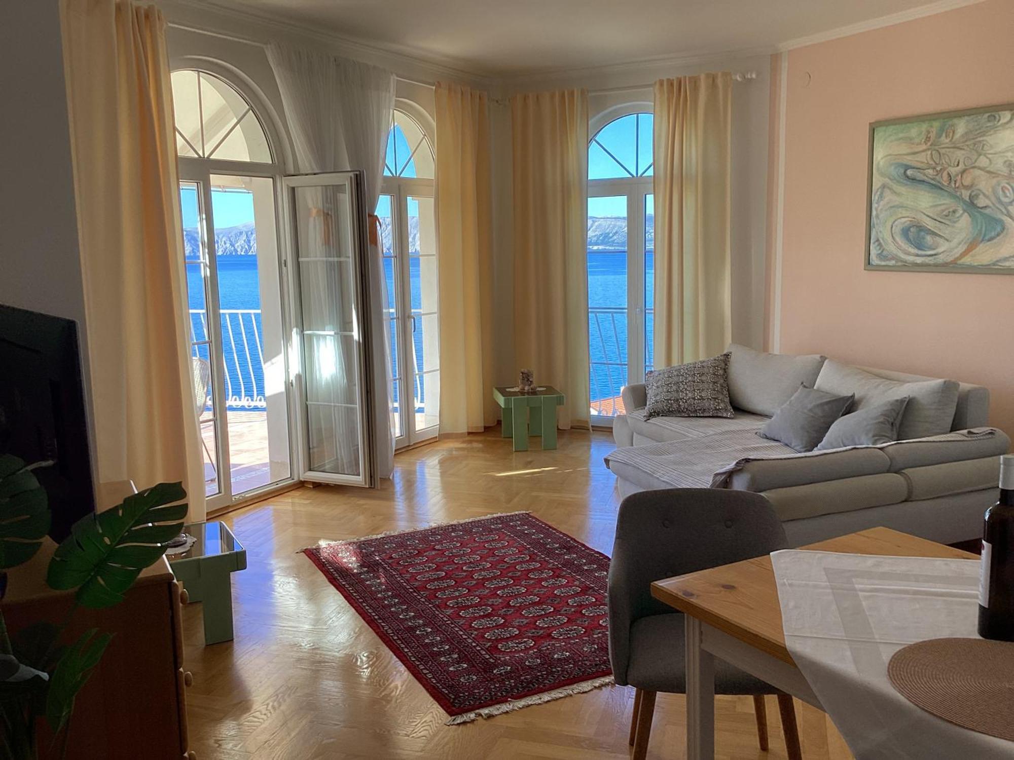 Die Appartements Glavas,Eckwohnunge Fuer 2 Personen Novi Vinodolski Esterno foto